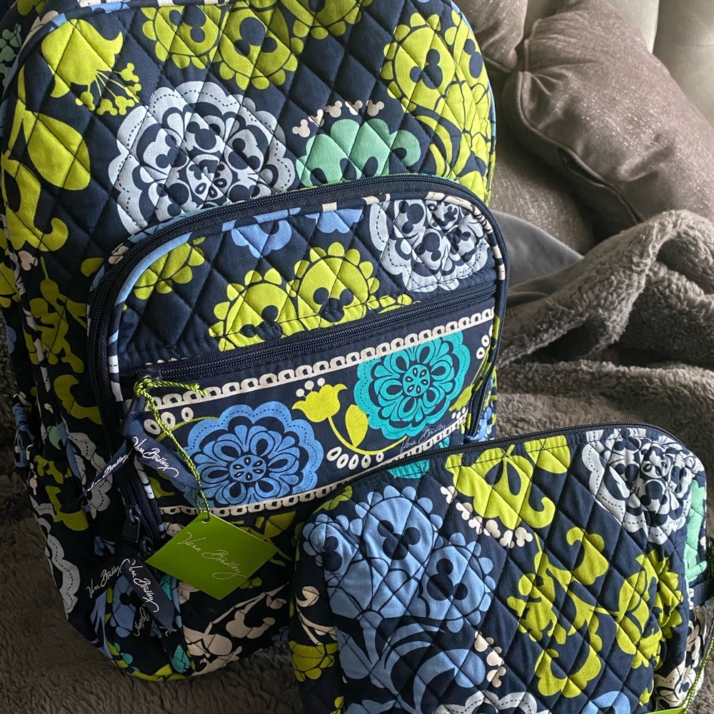 Vera Bradley Disney backpack set